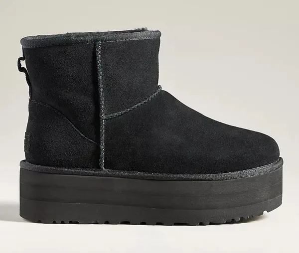 New Anthropologie + UGG Classic Mini Platform Boots - Black - Image 3