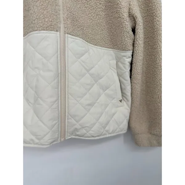Liv Outdoor Womens Small Quilted Fleece Lined Jacket Neutral Outdoor‎ Hiking - Image 3