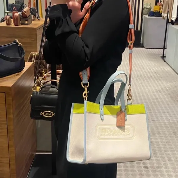 COACH Field Tote 30 In Colorblock With Coach Badge C0777 - Image 5