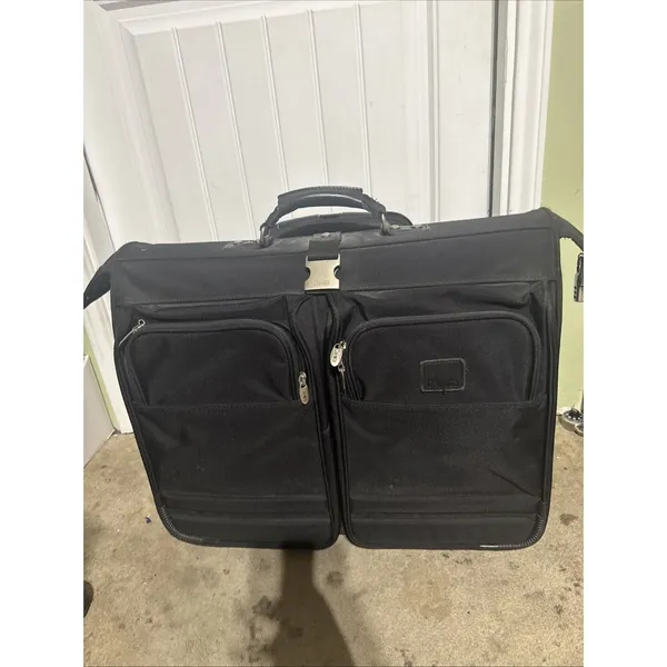 Dakota by Tumi Black Ballistic Nylon 23" Wheeled Rolling Garment Bag Luggage - Image 4
