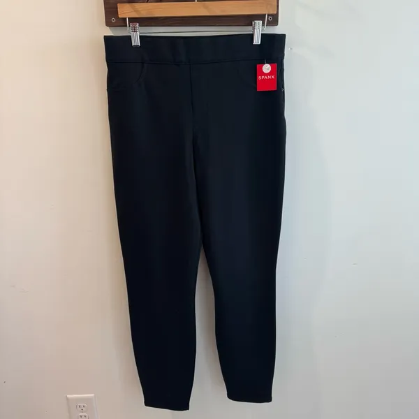 NWT Spanx Black 4 Pocket Skinny in Ponte Pants Size XL Tall‎ - Image 3