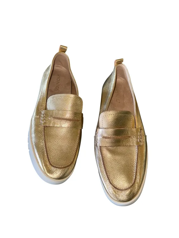 NEW $145 VIONIC Uptown Hybrid Penny Loafer GOLD - Image 7