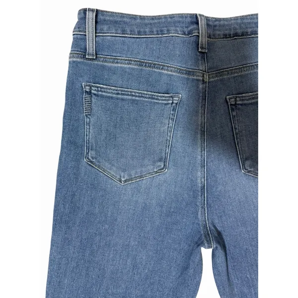 Maeve Anthropologie Junie Wide Leg High Rise Sailor Utility Trouser Jean Size 30 - Image 12