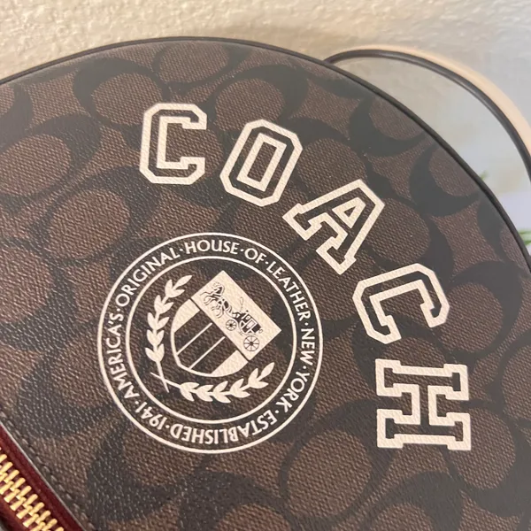Coach Jordyn Backpack In Signature Canvas With Varsity Motif CB871 - Image 6