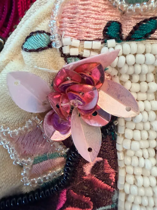 Anna Harlow Russo X Anthropologie | “R” velvet beaded bag - Image 15