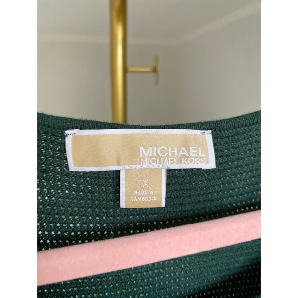 Michael‎ Kors Knit Tunic Sweater Coastal Grandmother Quiet Luxury Cottagecore - Image 10
