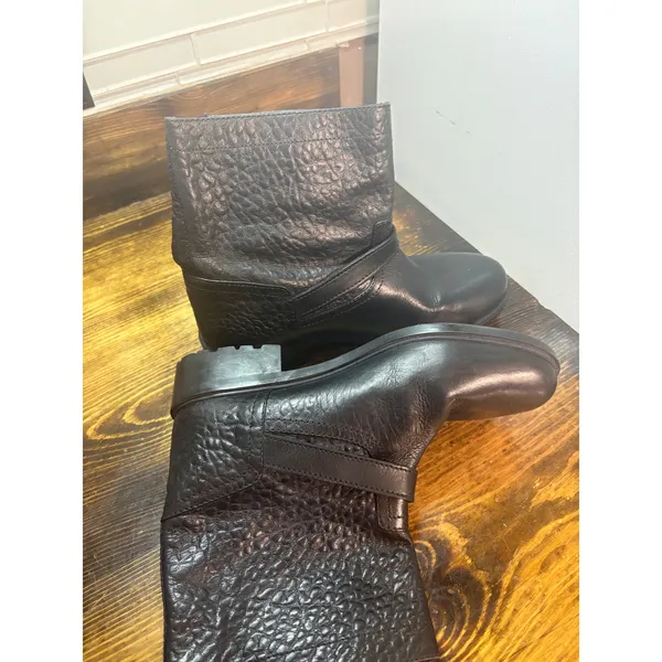 Massimo Dutti Black Boots Size 40 (Size 9)‎ - Image 6
