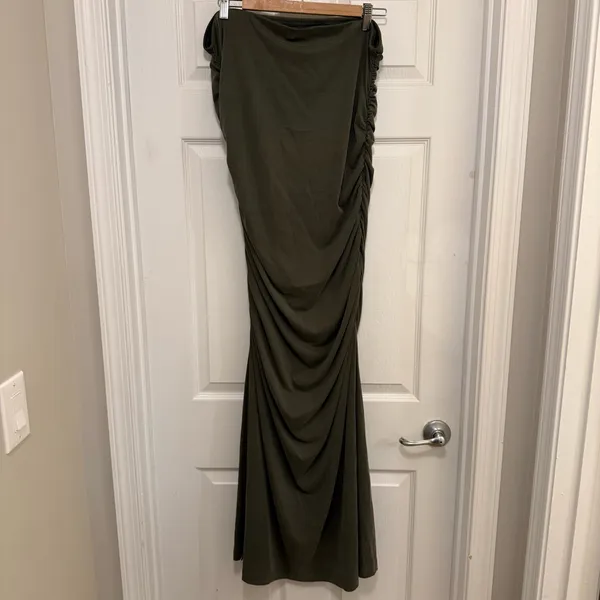 NWT Anthropologie Gabbie Strapless Ruched Tube Dress by Celandine - Image 5