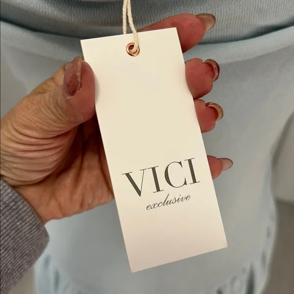Vici The Real Moment Off The Shoulder Maxi Dress Light Blue - Image 7
