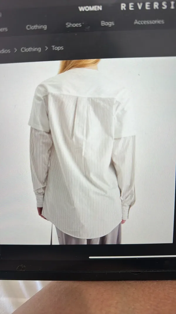 Acne studios Elijah double layer business card logo T shirt - Image 4
