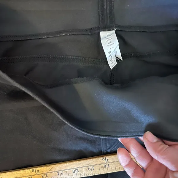 Sleek Black jeggings Size L - Image 6