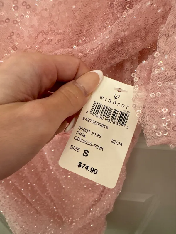 Windsor Pink Sequin Dress - Image 2