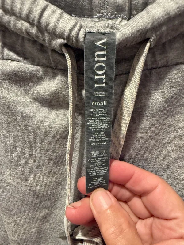 Vuori Jogger Pants Size Small Gray Sweatpants - Image 4