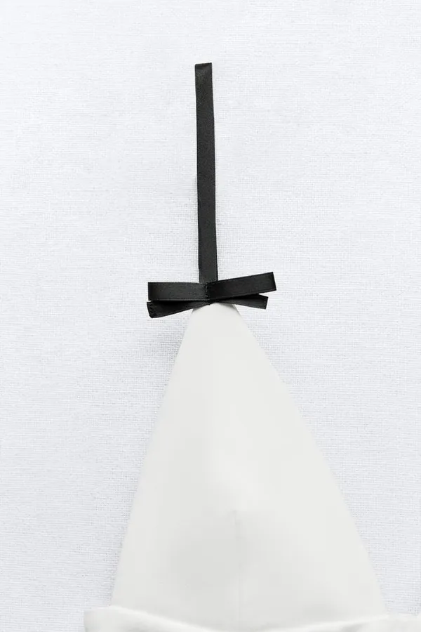 dress mini fitted bodycon white bow wedding party contain evening - Image 16