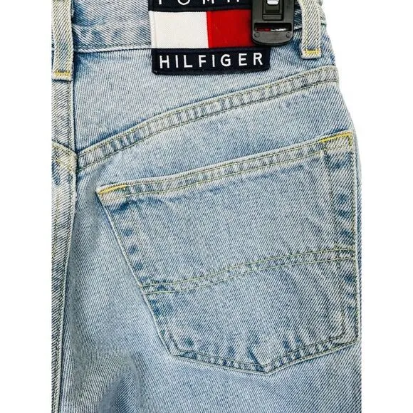 VTG Tommy Hilfiger Classic Woman's Blue Jeans Denim Wash 1/30 100% Cotton‎ 26" - Image 12