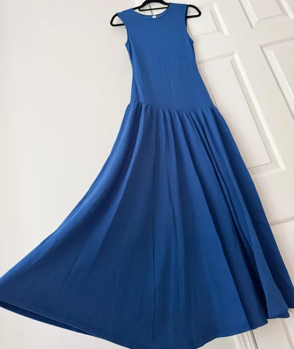 Anthropologie Daily Practice Sleeveless Drop Waist Maxi Dress, Size S - Image 8