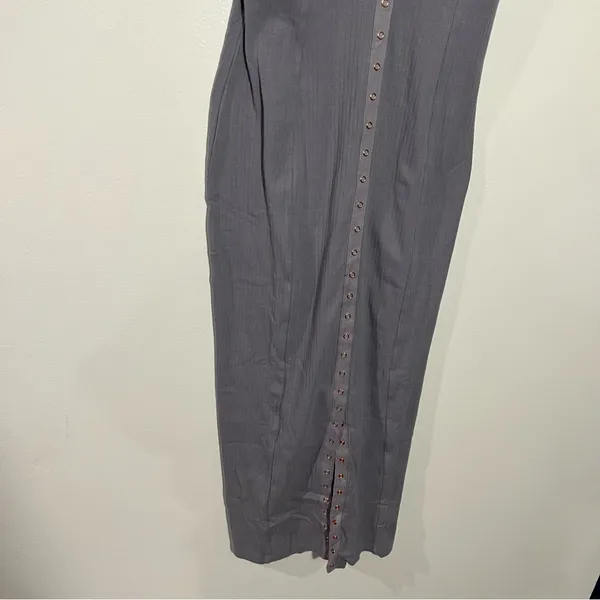 NEW Free People‎ Make it Snappy Lilac Bodycon Midi Slip Dress Small Soft Girl - Image 4