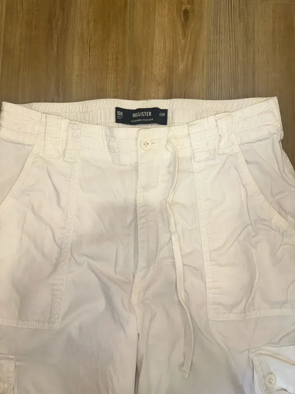Hollister Linen Cargo Pants - Image 3