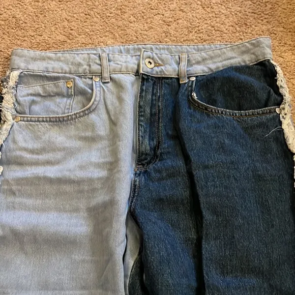 Urban outfitters ragged mom patchwork jeans 32‎ - Image 9