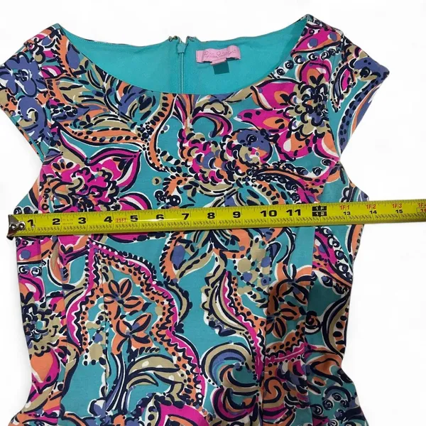 Lilly Pulitzer Floral Paisley Shift Dress - Image 4