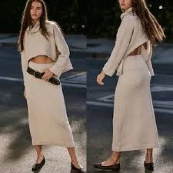 Free People Miley Reversible Set in Gray - Image 8