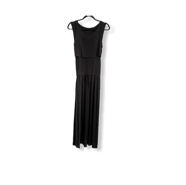 Tiered Maxi Dress‎ Black - Image 10