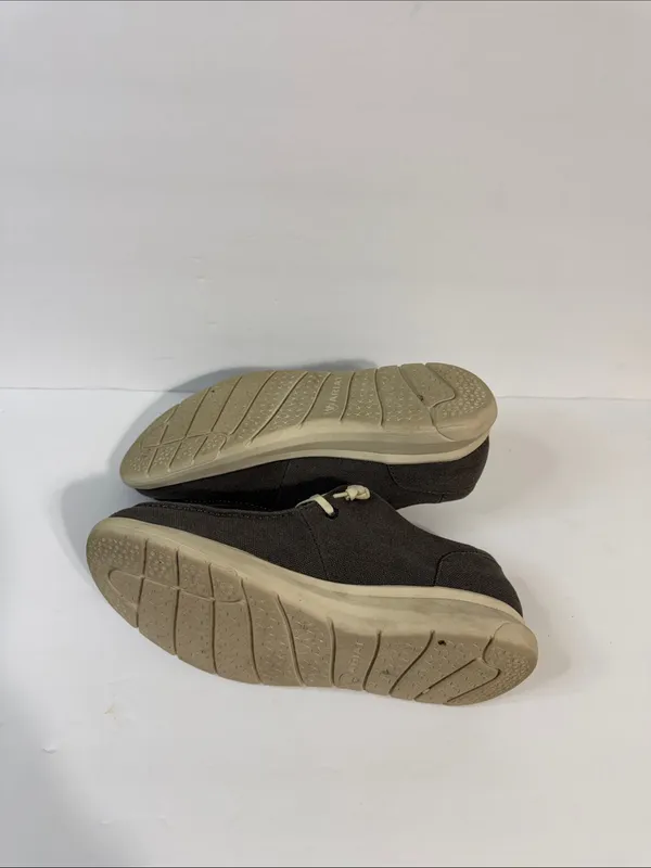 Ariat Charcoal Canvas Slip-On Sneakers with Cream Accents - Image 7