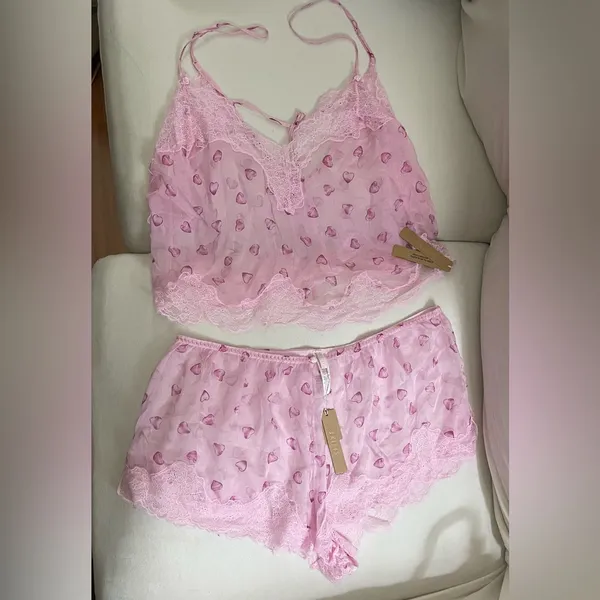 Skims NWT Romance Lace Cami & Short Sleepwear Set Size XL - Image 4