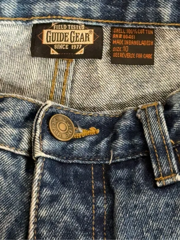 Guide Gear 100% Cotton Straight Leg Jeans Medium Wash Size 10 - Image 6