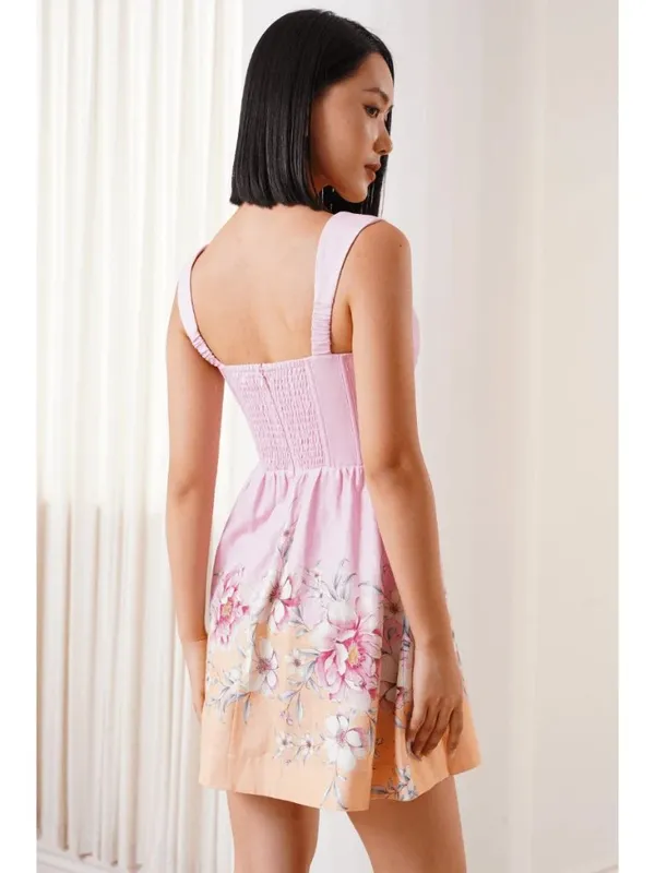 Yumi Kim Susana Dress in Veranda Lilac Large New Womens Mini Floral - Image 9