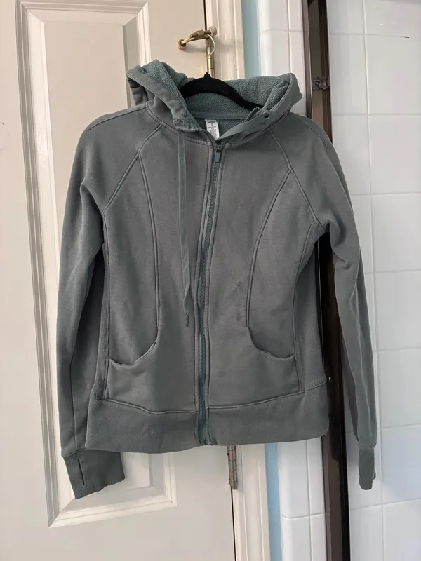 90 DEGREE BY REFLEX FULL ZIP HOODIE - SIZE S Distressed READ - Image 2