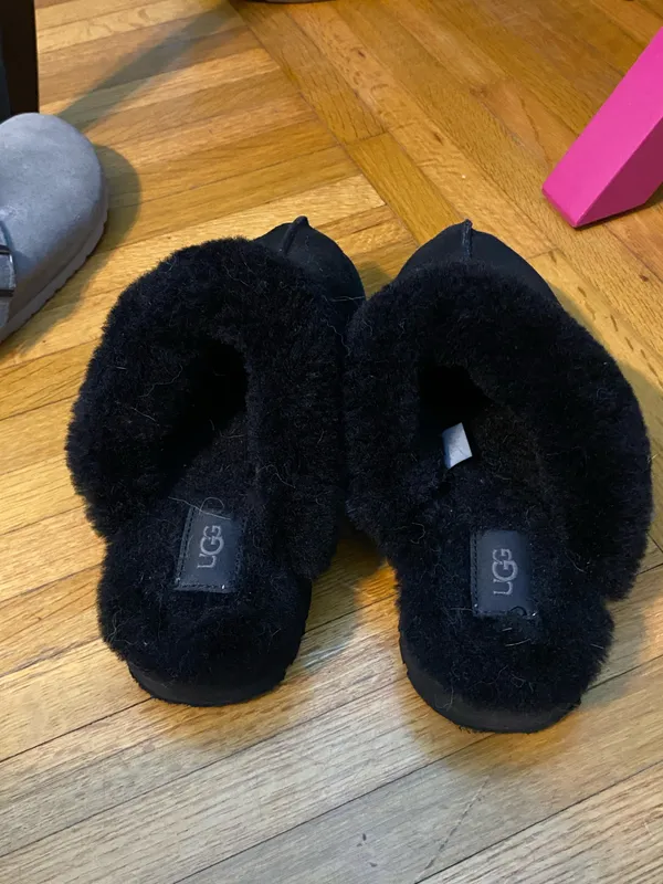 UGG Disquette Platform Slippers Black - Image 4