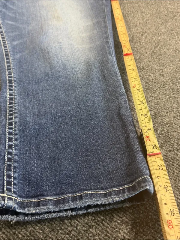 BKE Gabby Curvy Fit High Rise Cropped Denim Jeans Women's 36 - Image 9