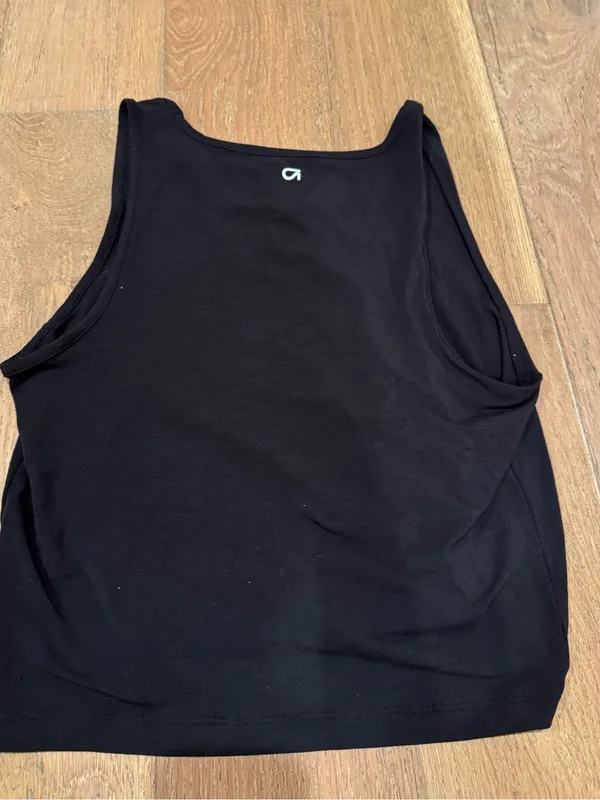 GapFit Black Cinched Tank - Image 3