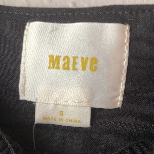Maeve • Black Tank Top Bikini Strap Size Small - Image 4