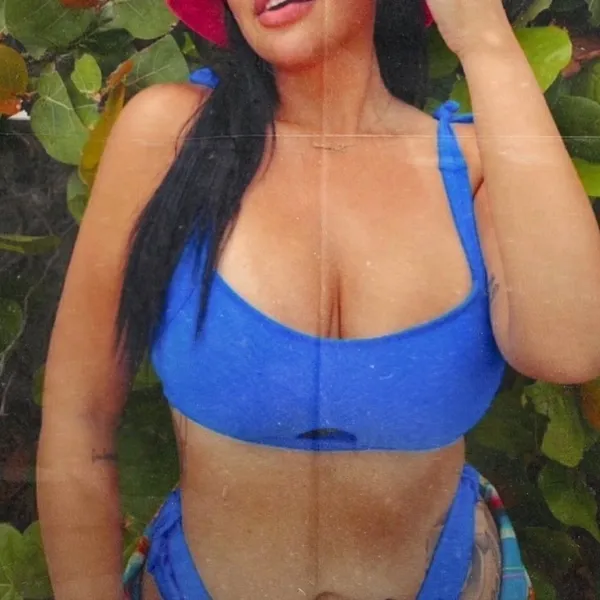 NWOT Sugar Beach Cobalt Blue Glitter Chevron Swim Bikini Set Sz Medium - Image 9