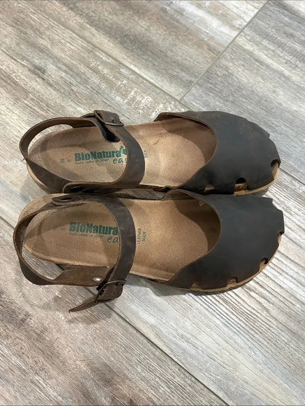 Bionatura Mary Jane 39 Tan Size 8 - Image 2