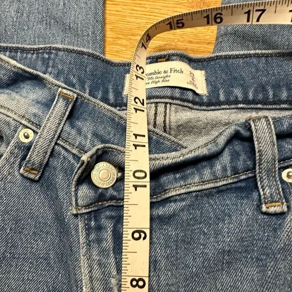 Abercrombie & fitch ultra high rise 90s straight 29/8 - Image 3