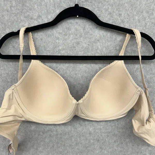 Victoria's Secret Women Bra 36D Beige Body By Victoria T Shirt Underwired READ - Image 8