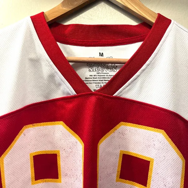 Gooldie Two Sleeves‎ M Jason Brownlee 89 for the Kansas City Chiefs Jersey - Image 3