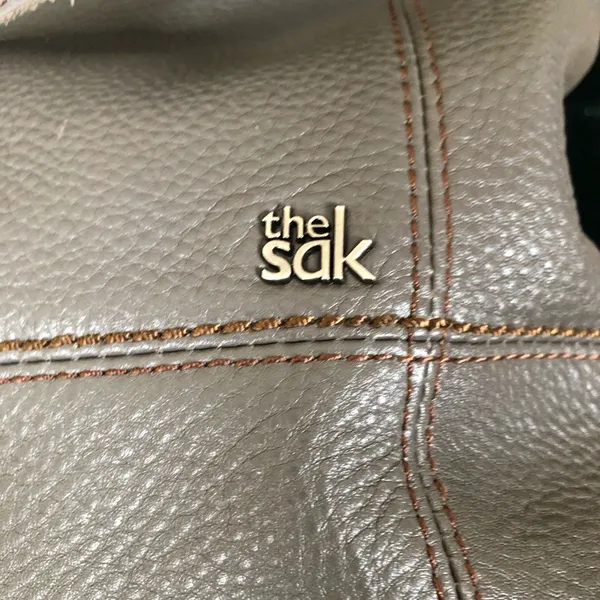 The Sak Gray Leather Shoulder Purse - Image 3