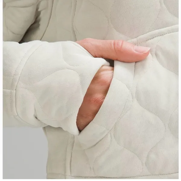 Scuba Oversized Quilted
Half Zip - Image 3