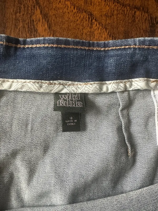 Wild Fable Dark wash denim mini skirt - Image 3