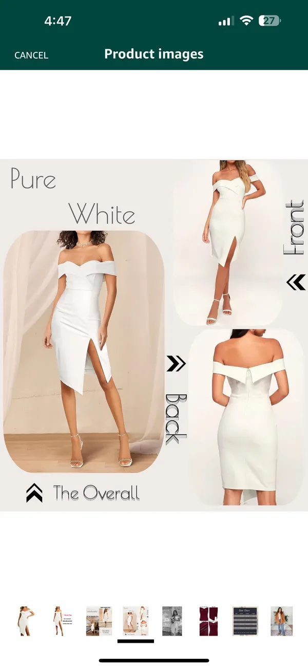 Amazon White Dress - Image 5
