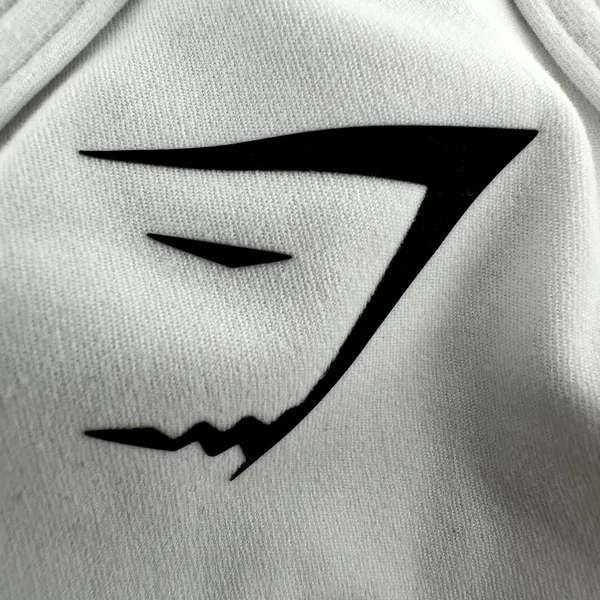 Gymshark Ruched Sports Bra Crossover Medium Support Adjustable White XS - Image 2