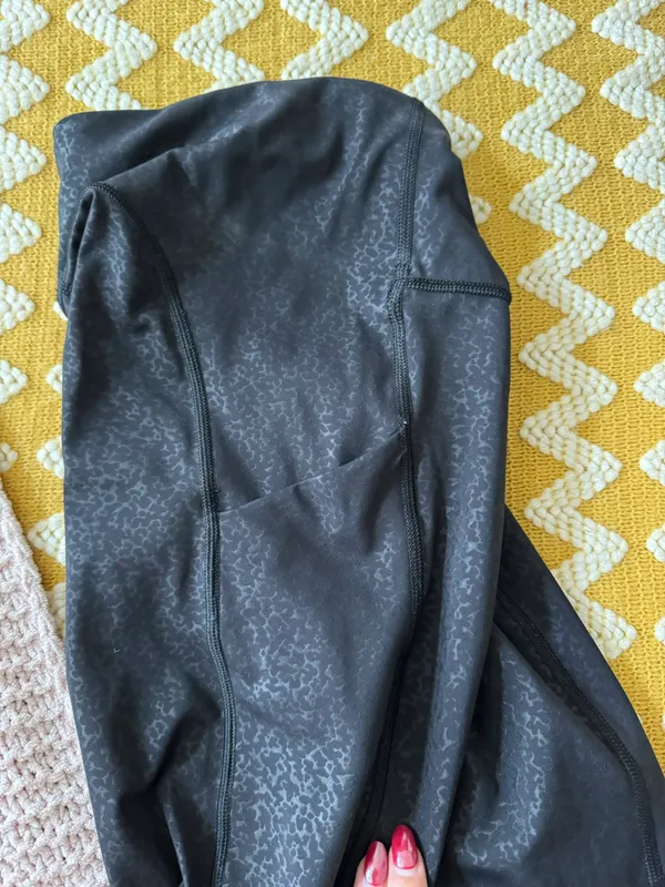 Athleta Black Patterned Leggings - Image 6