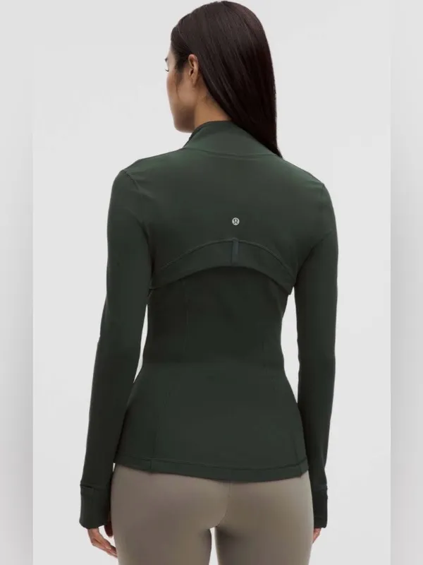 Lululemon NWT Define Nulu Jacket Rain Forests Green Size 2 - Image 2