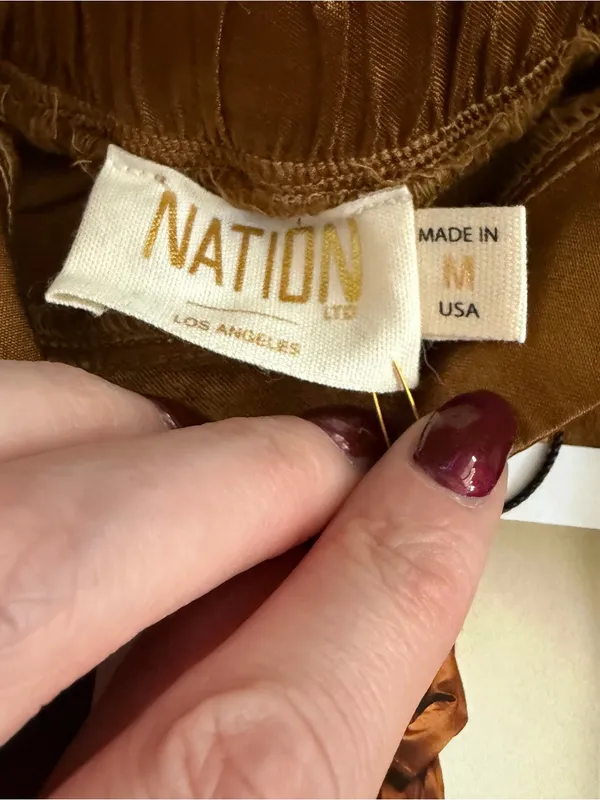 Nation LTD Madrid Bronze Pull On Pants - Image 5