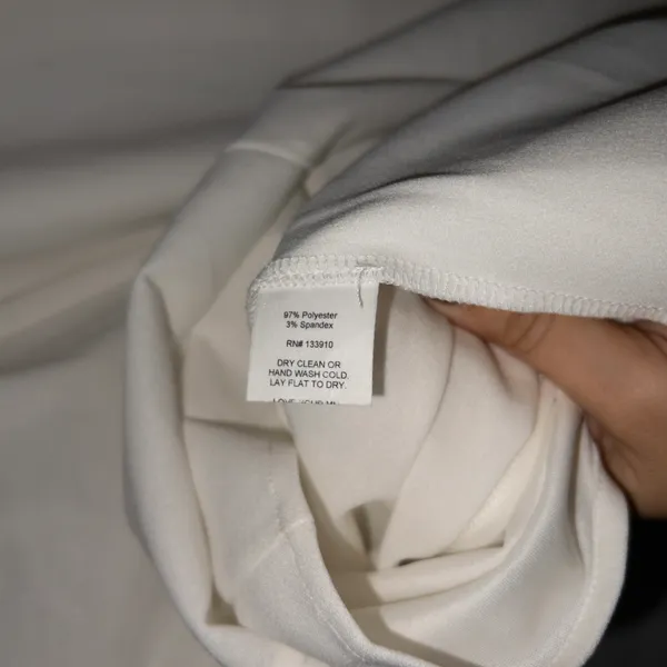 Show Me Your Mumu New White Stretch Eden Midi Dress Size XL - Image 8