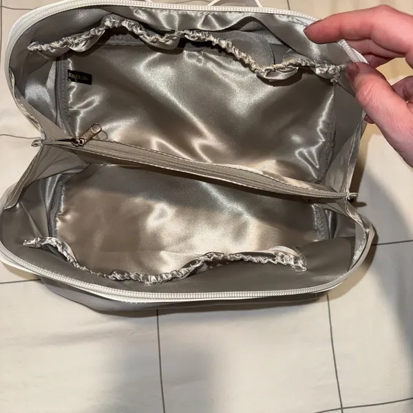 White Cosmetic Bag - Image 3